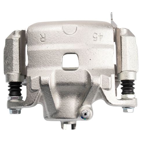 2011-12 Nissan Sentra SE-R Front Semi-Metallic Brake Pad & Rotor Kit with Calipers TRQ BKA25401 - Image 2
