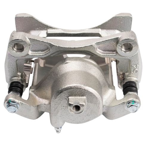 2011-12 Nissan Sentra SE-R Front Semi-Metallic Brake Pad & Rotor Kit with Calipers TRQ BKA25401 - Image 3