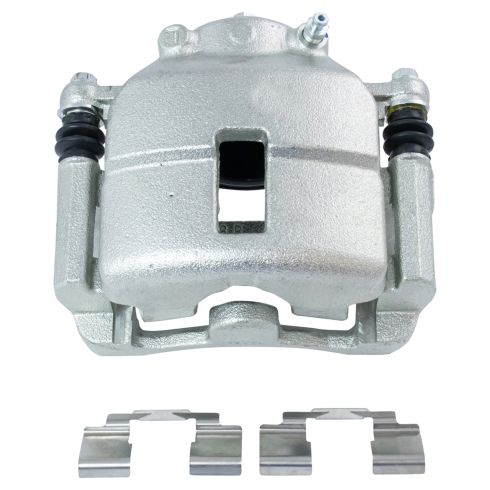 Chrysler PT Cruiser Front Semi-Metallic Brake Pad & Rotor Kit with Calipers TRQ BKA25405 - Image 4