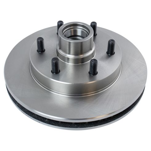 Chevrolet GMC Front Semi-Metallic Brake Pad & Rotor Kit with Calipers TRQ BKA25480 - Image 2