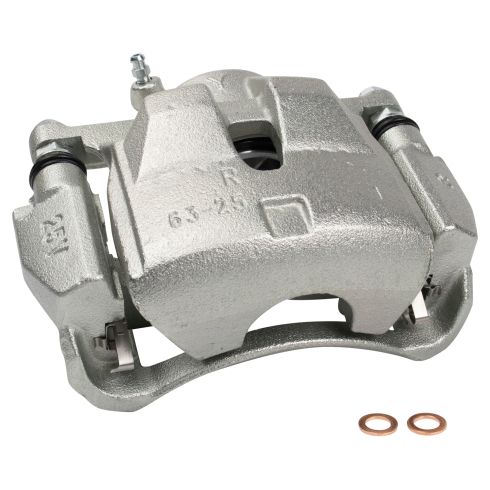 Toyota Rav4 Front Ceramic Premium G-Coated Brake Pad & Rotor Kit with Calipers TRQ BKA25502