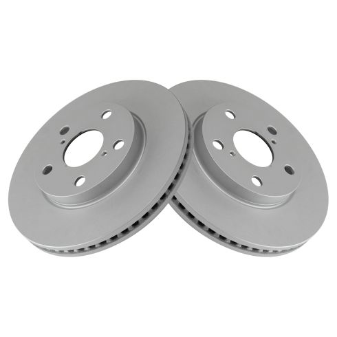 Toyota Rav4 Front Ceramic Premium G-Coated Brake Pad & Rotor Kit with Calipers TRQ BKA25502