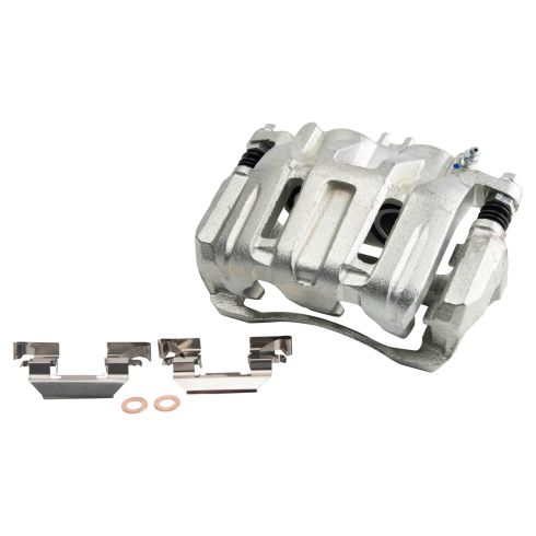 Honda Accord Crosstour CR-V Front Ceramic Premium G-Coated Brake Pad & Rotor Kit with Calipers TRQ BKA25506 - Image 6