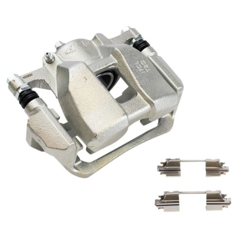 Honda Accord HR-V Front Ceramic Premium G-Coated Brake Pad & Rotor Kit with Calipers TRQ BKA25511 - Image 6