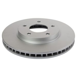 2008-12 Dodge Caliber Front with Rear Drum Brakes Ceramic Premium G-Coated Brake Pad & Rotor Kit with Calipers TRQ BKA25575
