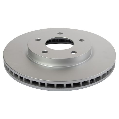 2008-12 Dodge Caliber Front with Rear Drum Brakes Ceramic Premium G-Coated Brake Pad & Rotor Kit with Calipers TRQ BKA25575