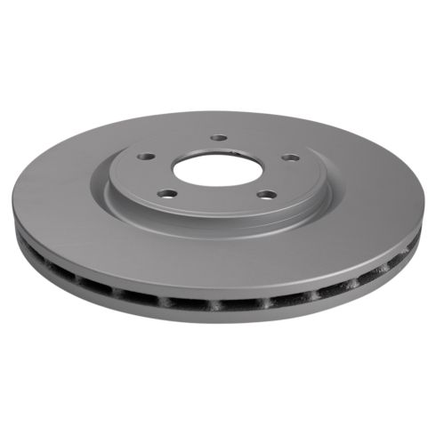 2012-13 Dodge Journey Front with 330mm Diameter Rotors with Single Piston Calipers Ceramic Premium G-Coated Brake Pad & Rotor Kit with Calipers TRQ BKA25581