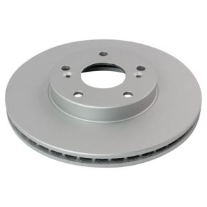 Honda FIT Front Ceramic Premium G-Coated Brake Pad & Rotor Kit with Calipers TRQ BKA25588