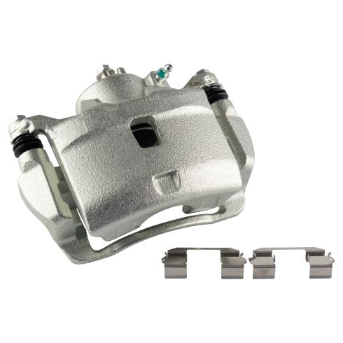 Honda Civic Front Semi-Metallic Premium G-Coated Brake Pad & Rotor Kit with Calipers TRQ BKA25634