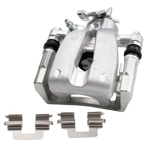 Fiat 500 Rear Ceramic Brake Pad & Rotor Kit with Calipers TRQ BKA26405 - Image 6
