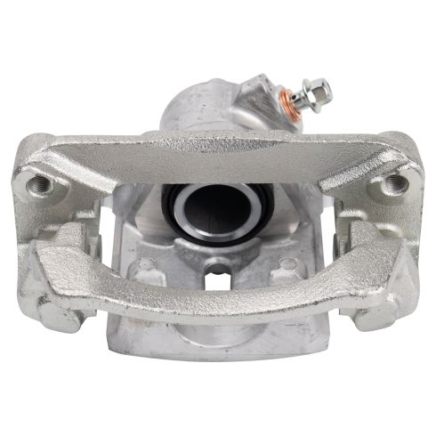 Subaru Rear Ceramic Brake Pad & Rotor Kit with Calipers TRQ BKA26408
