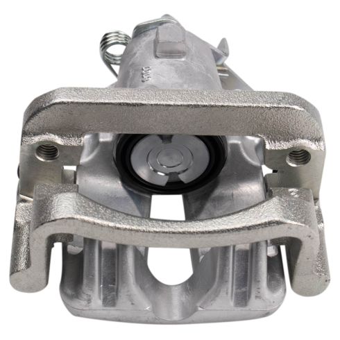 Chevrolet Buick Rear Ceramic Brake Pad & Rotor Kit with Calipers TRQ BKA26416 - Image 3