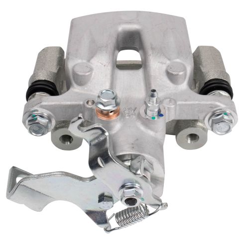 2014-16 Kia Soul Rear Ceramic Brake Pad & Rotor Kit with Calipers TRQ BKA26497 - Image 3