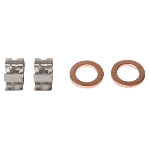 Toyota Avalon Camry Lexus ES350 Rear Ceramic Premium G-Coated Brake Pad & Rotor Kit with Calipers TRQ BKA26537
