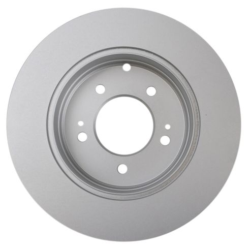 Hyundai Azera Kia Optima Rear Ceramic Premium G-Coated Brake Pad & Rotor Kit with Calipers TRQ BKA26543