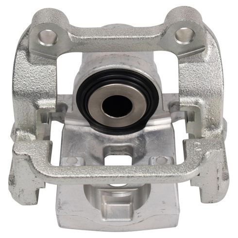 Dodge Chrysler Rear Semi-Metallic Brake Pad & Rotor Kit with Calipers TRQ BKA26650 - Image 2