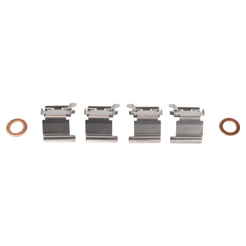 Ford Explorer Flex Lincoln MKT Rear Semi-Metallic Brake Pad & Rotor Kit with Calipers TRQ BKA26668 - Image 5