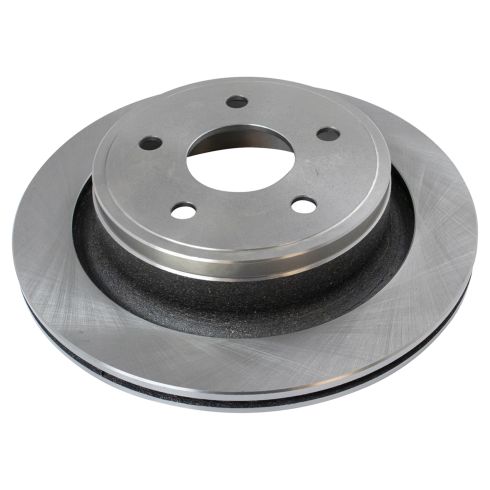 2012 Ram 1500 Rear Semi-Metallic Brake Pad & Rotor Kit with Calipers TRQ BKA26704 - Image 3