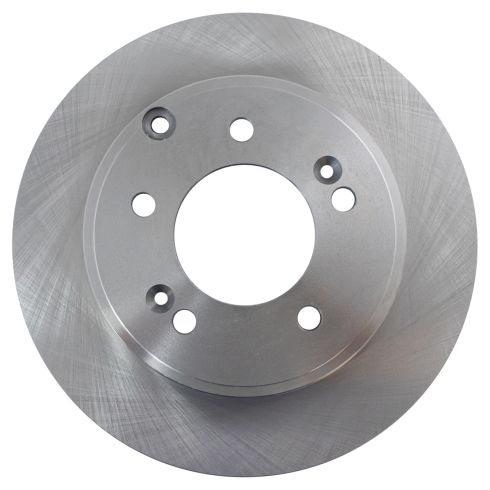 Hyundai Azera Sonata Kia Optima Rear Ceramic Brake Pad & Rotor Kit with Parking Shoes TRQ BKA27891