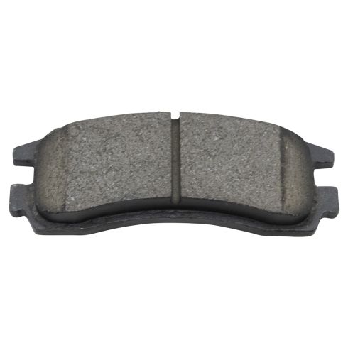 Chevrolet Impala Monte Carlo Rear Ceramic Brake Pad & Rotor Kit with Parking Shoes TRQ BKA27892