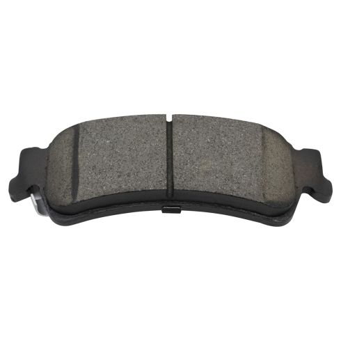 Chevrolet GMC Rear Ceramic Premium G-Coated Brake Pad & Rotor Kit with Parking Shoes TRQ BKA28030