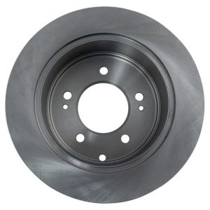 2010-13 Kia Soul Rear Ceramic Brake Pad & Rotor Kit with Parking Shoes TRQ BKA28044