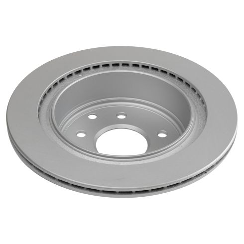 Nissan 350Z Infiniti G35 Rear Ceramic Premium G-Coated Brake Pad & Rotor Kit with Parking Shoes TRQ BKA28107