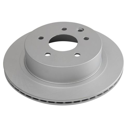 Nissan 350Z Infiniti G35 Rear Ceramic Premium G-Coated Brake Pad & Rotor Kit with Parking Shoes TRQ BKA28107