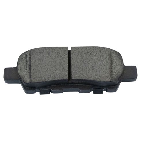 Nissan Juke Leaf Rogue Rogue Select Rear Ceramic Premium G-Coated Brake Pad & Rotor Kit with Parking Shoes TRQ BKA28125