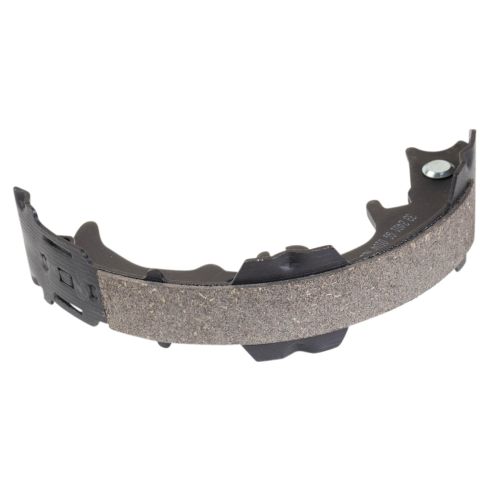 Toyota Highlander Rear Ceramic Premium G-Coated Brake Pad & Rotor Kit with Parking Shoes TRQ BKA28158