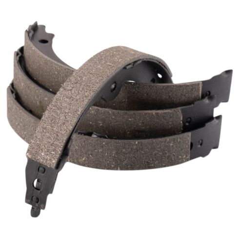 2014 Lexus IS250 F Sport Rear Ceramic Brake Pad & Rotor Kit with Parking Shoes TRQ BKA28198