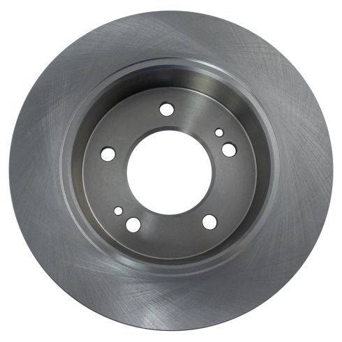 Hyundai Kia Rear Ceramic Brake Pad & Rotor Kit with Parking Shoes TRQ BKA28240