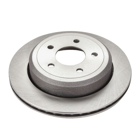 2003-04 Mercury Grand Marquis Marauder Rear Ceramic Brake Pad & Rotor Kit with Parking Shoes TRQ BKA28242