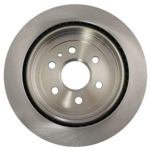2010-16 Cadillac SRX Rear Ceramic Brake Pad & Rotor Kit with Parking Shoes TRQ BKA28267
