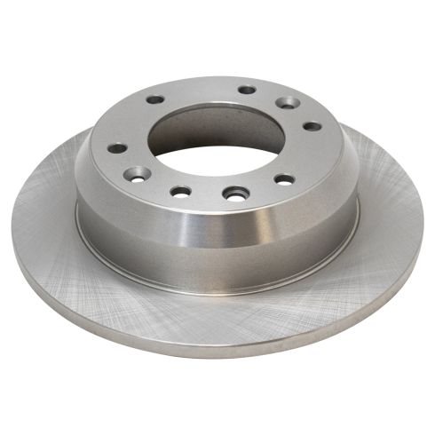 Hyundai Entourage Kia Sedona Rear Ceramic Brake Pad & Rotor Kit with Parking Shoes TRQ BKA28440