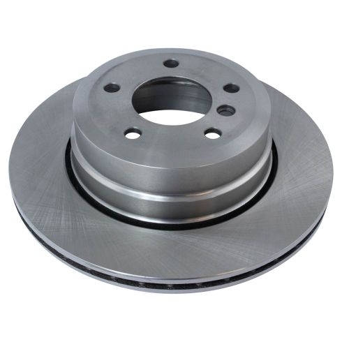 BMW Rear Ceramic Brake Pad & Rotor Kit with Parking Shoes TRQ BKA28492