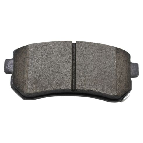 2015 Hyundai Sonata Rear Ceramic Brake Pad & Rotor Kit with Parking Shoes TRQ BKA28551