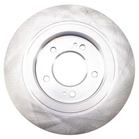 Kia Optima Rear Ceramic Brake Pad & Rotor Kit with Parking Shoes TRQ BKA28554