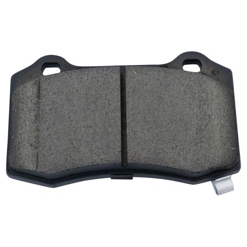 Jeep Grand Cherokee Dodge Durango Rear Ceramic Brake Pad & Rotor Kit with Parking Shoes TRQ BKA28604