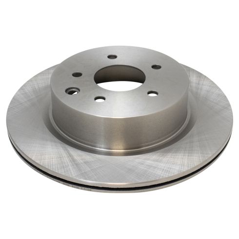 Nissan 370Z Rear Ceramic Brake Pad & Rotor Kit with Parking Shoes TRQ BKA28634