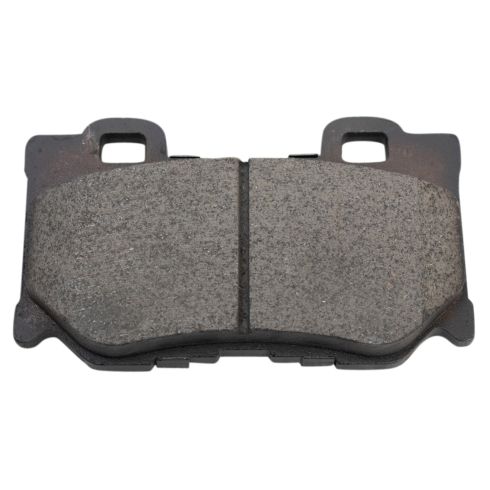 Nissan 370Z Rear Ceramic Brake Pad & Rotor Kit with Parking Shoes TRQ BKA28634