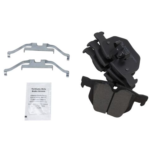 BMW 335i 335i xDrive Rear Ceramic Premium G-Coated Brake Pad & Rotor Kit TRQ BKA54006