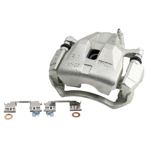 2005-11 Toyota Tacoma Pre Runner Front with 5 Lug Wheels Ceramic Premium G-Coated Brake Pad & Rotor Kit with Calipers & Hoses TRQ BKA29405 - Image 6