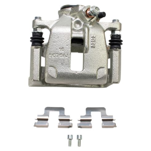 VW CC Passat Rear Ceramic Premium G-Coated Brake Pad & Rotor Kit with Calipers & Hoses TRQ BKA29535
