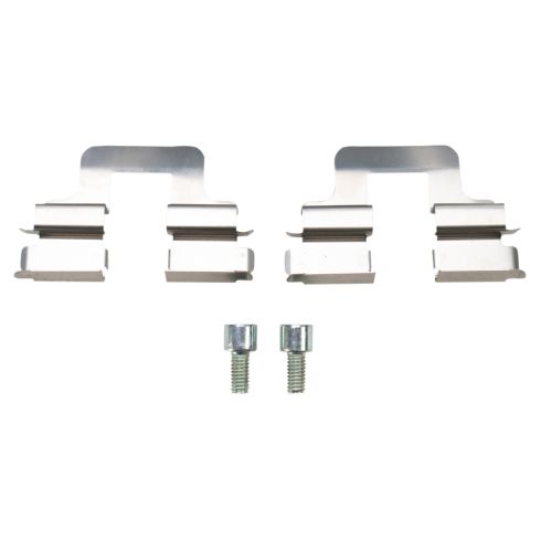 VW CC Passat Rear Ceramic Premium G-Coated Brake Pad & Rotor Kit with Calipers & Hoses TRQ BKA29535