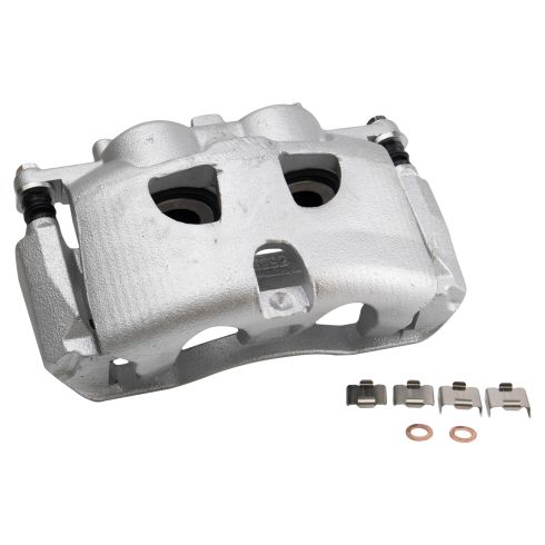 Ford Expedition Lincoln Navigator Front Ceramic Premium G-Coated Brake Pad & Rotor Kit with Calipers & Hoses TRQ BKA29662 - Image 5