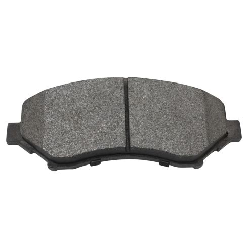 2008-10 Jeep Wrangler Front without Heavy Duty Brakes Semi-Metallic Premium G-Coated Brake Pad & Rotor Kit with Calipers & Hoses TRQ BKA29673 - Image 3