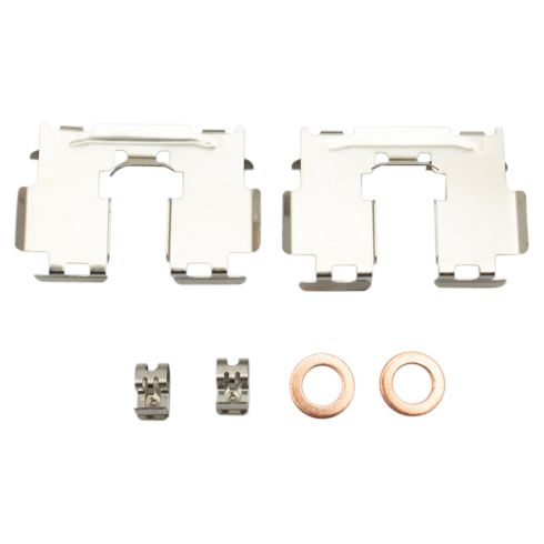 2006-11 Toyota Rav4 Rear Ceramic Premium G-Coated Brake Pad & Rotor Kit with Calipers & Hoses TRQ BKA29702 - Image 5