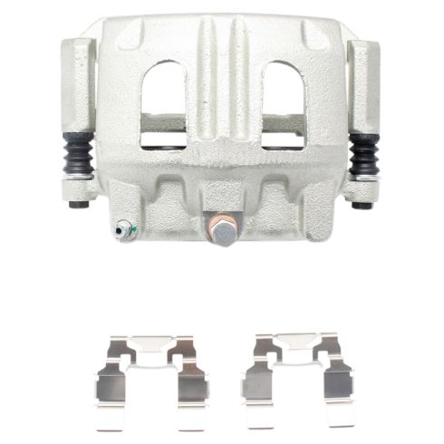 Ford Mazda Front Semi-Metallic Brake Pad & Rotor Kit with Calipers & Hoses TRQ BKA29711 - Image 4