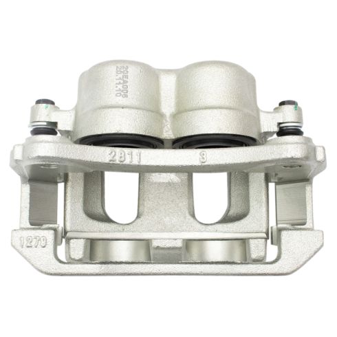 Ford Mazda Front Semi-Metallic Brake Pad & Rotor Kit with Calipers & Hoses TRQ BKA29711 - Image 6